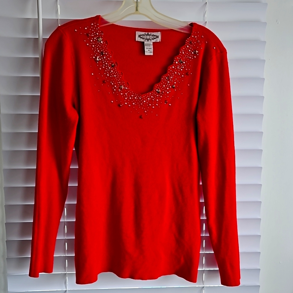 Oliver, Red Medium Sweater
